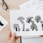 Représentation visuelle d'arbres familiaux illustrant une séance de psychogénéalogie à Montélimar avec Alya Reliance